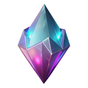 magnificent creative Glowing Crystal Cutout Isolated Element high quality png