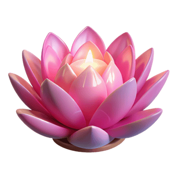 impressive classic Glowing Lotus Flower Pink Hues Cutout 4K png