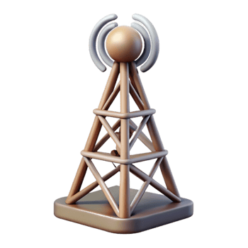 stunning artistic G Network Tower Isolated Cutout high resolution png