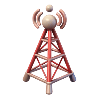 stunning modern G Network Tower Isolated Cutout high quality png