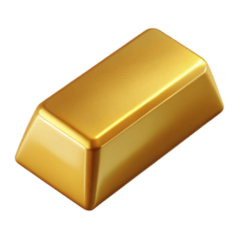 wonderful vintage Gold Bar Icon Isolated on Transparent Background exclusive png