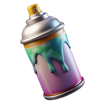 extraordinary traditional Graffiti Art Spray Paint Can Cutout original png