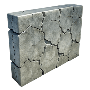 stunning creative Gray Concrete Wall with Graffiti Art Isolated genuine png
