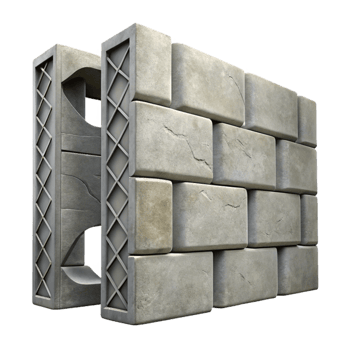 wonderful vintage Gray Concrete Wall with Graffiti Art Isolated premium png