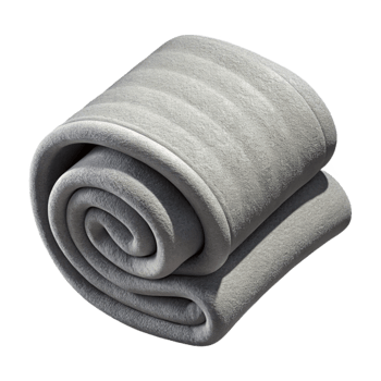 stunning classic Gray Cotton Towel Folded Isolated Element 4K png