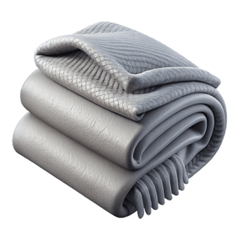 extraordinary minimalist Gray Throw Blanket Folded Neatly Isolated authentic png