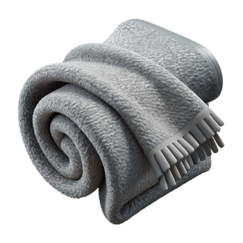 wonderful traditional Gray Wool Throw Blanket Isolated Element detailed png