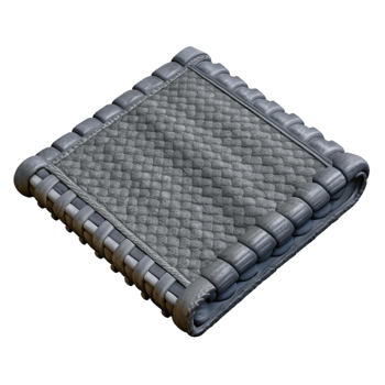 elegant abstract Gray Woven Rug Texture Isolated Element premium png