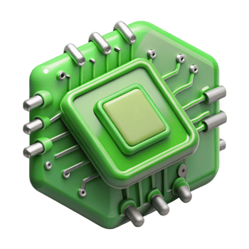 magnificent artistic Green Circuit Board Pattern Isolated Element premium png