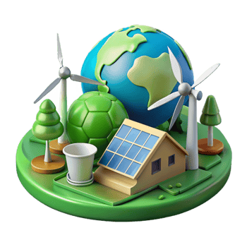 impressive classic Green Energy Sources Wind Solar Water Cutout professional png