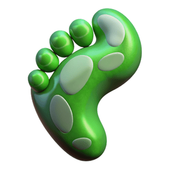 serene abstract Green Footprint Symbol Transparent Cutout professional png