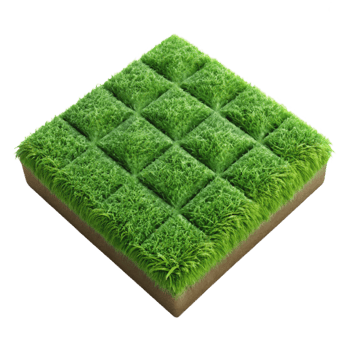 magnificent contemporary Green Grass Tile Top View Cutout 4K png