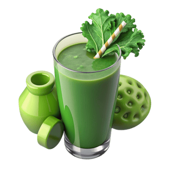 elegant minimalist Green Juice Glass Fresh Spinach Kale Blend Cutout professional png