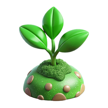 stunning rustic Green Plant with Growth in Business Concept Cutout high quality png