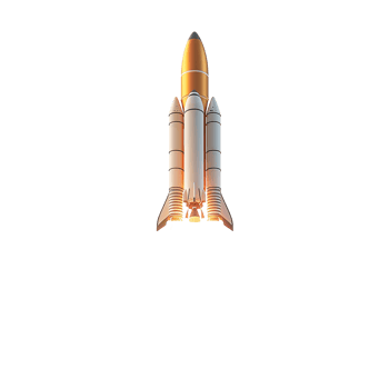 A space rocket launches powerfully against a transparent background, showcasing its impressive ascent into the sky, space rocket launch on transparent background png