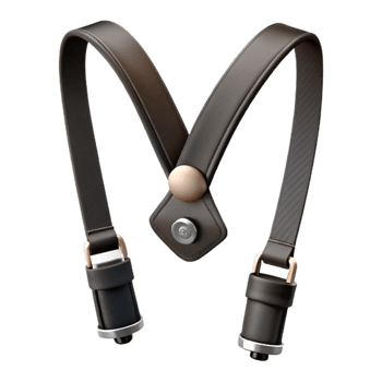 beautiful abstract Groom Suspenders Black Elastic Button Attachment Isolated original png