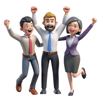 stunning traditional Group of Business People in Meeting Cutout Element premium png