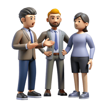 wonderful contemporary Group of Business People in Meeting Cutout Element high quality png