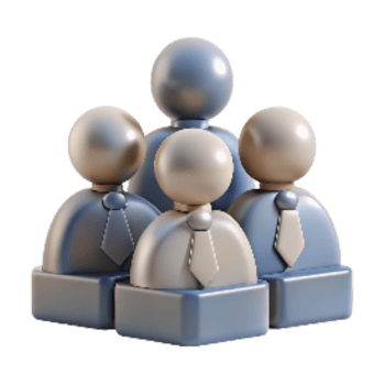 extraordinary minimalist Group of Conference Attendees Silhouette Isolated original png