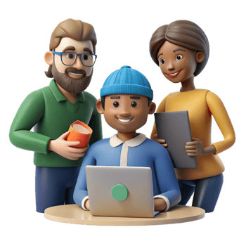 beautiful traditional Group of Diverse People Working Together Cutout professional png