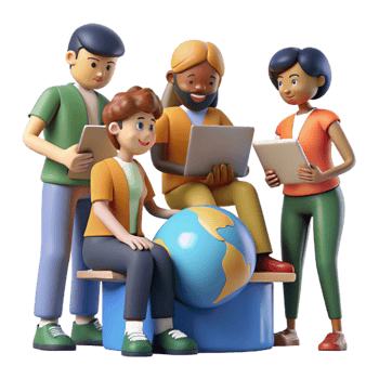 magnificent vintage Group of Diverse People Working Together Cutout professional png