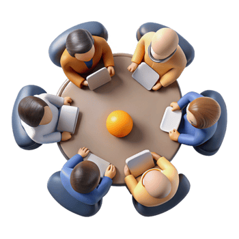 extraordinary rustic Group of People Brainstorming Silhouette Isolated authentic png