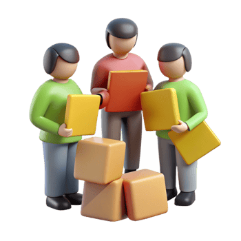 wonderful minimalist Group of People Brainstorming Silhouette Isolated exclusive png