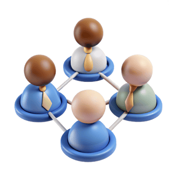 magnificent contemporary Group of People Networking Silhouette Isolated exclusive png