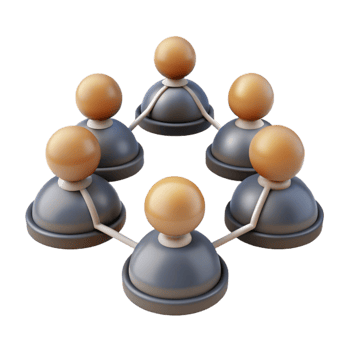 magnificent contemporary Group of People Networking Silhouette Isolated high resolution png