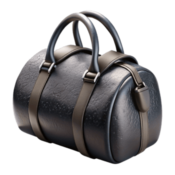magnificent classic Gym Bag Black Isolated Element original png
