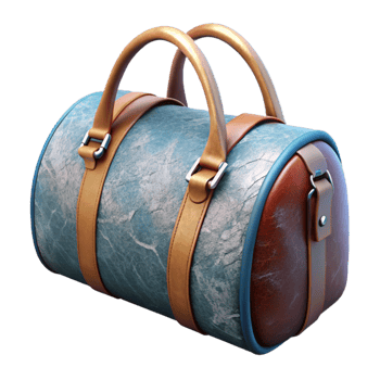vibrant abstract Gym Bag Duffel Bag Style Isolated original png