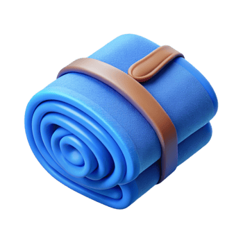 beautiful contemporary Gym Towel Folded Blue Transparent Background high resolution png