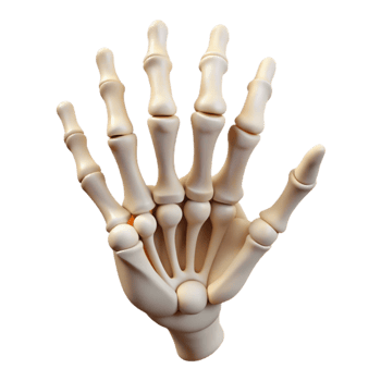 impressive traditional Halloween Skeleton Hand Reaching Out Bone White Isolated genuine png