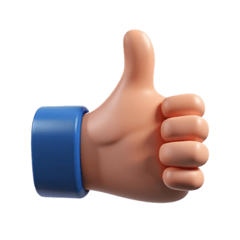 extraordinary traditional Hand Giving Thumbs Up for Social Media Like Transparent authentic png