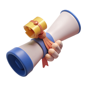 beautiful creative Hand Holding a Diploma Side View Cutout Element high resolution png