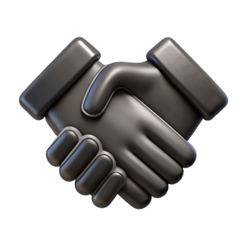 extraordinary vintage Handshake Business Deal Icon Cutout White Fill premium png