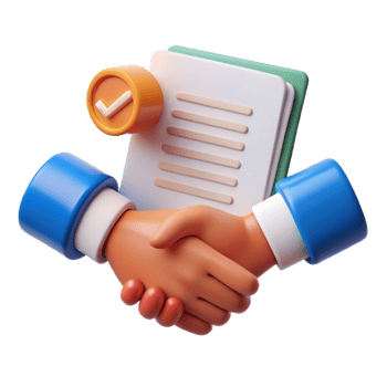impressive classic Handshake Over Contract Top View Transparent high resolution png