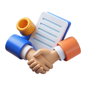 vibrant rustic Handshake Over Documents Top View Transparent detailed png