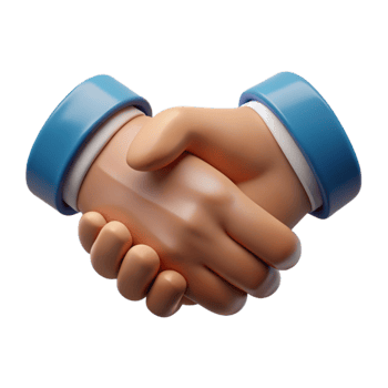 extraordinary abstract Handshake Side View Cutout detailed png