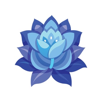 Elegant Blue Mist Flower Floral vector