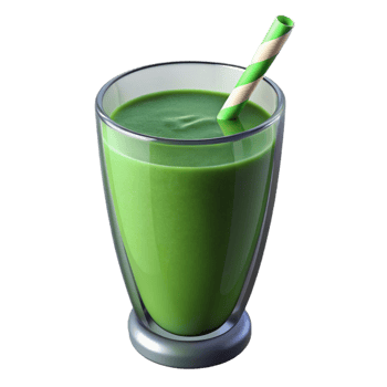wonderful traditional Healthy Green Smoothie in Glass Isolated on Transparent Background premium png