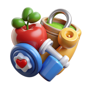 wonderful modern Healthy Lifestyle Icons Cutout professional png