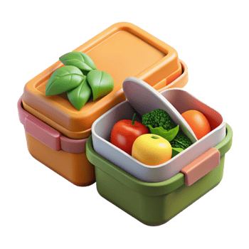 stunning rustic Healthy Meal Prep Containers Cutout 4K png