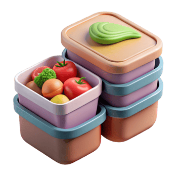 impressive artistic Healthy Meal Prep Containers Cutout authentic png