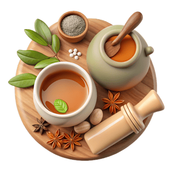 wonderful contemporary Herbal Tea Ingredients Flat Lay Cutout 4K png