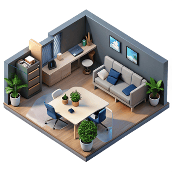 wonderful creative High Angle View of Business Meeting Isolated high quality png