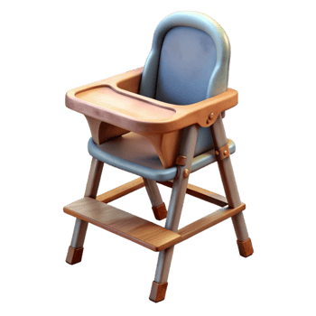 impressive modern High Chair for Baby with Tray Cutout high quality png