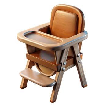 extraordinary minimalist High Chair for Baby with Tray Cutout original png