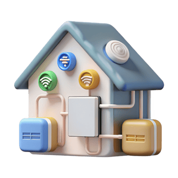 stunning rustic Home Automation System Diagram Transparent Background high resolution png