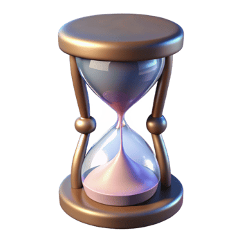 impressive traditional Hourglass Angled View Isolated exclusive png